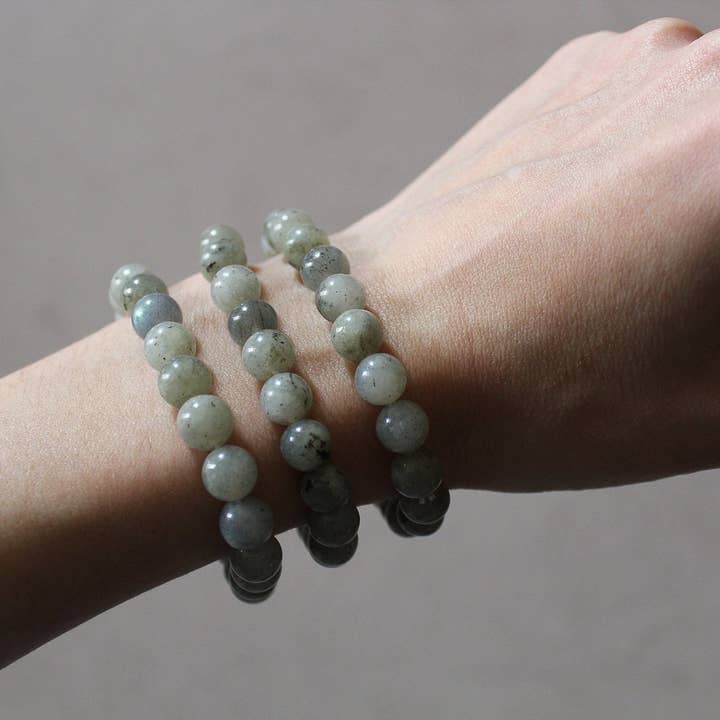 Pebble House - Wholesale Beaded Bracelet - Labradorite Bracelet 4mm/6mm/8mm - Crystals & Stones1