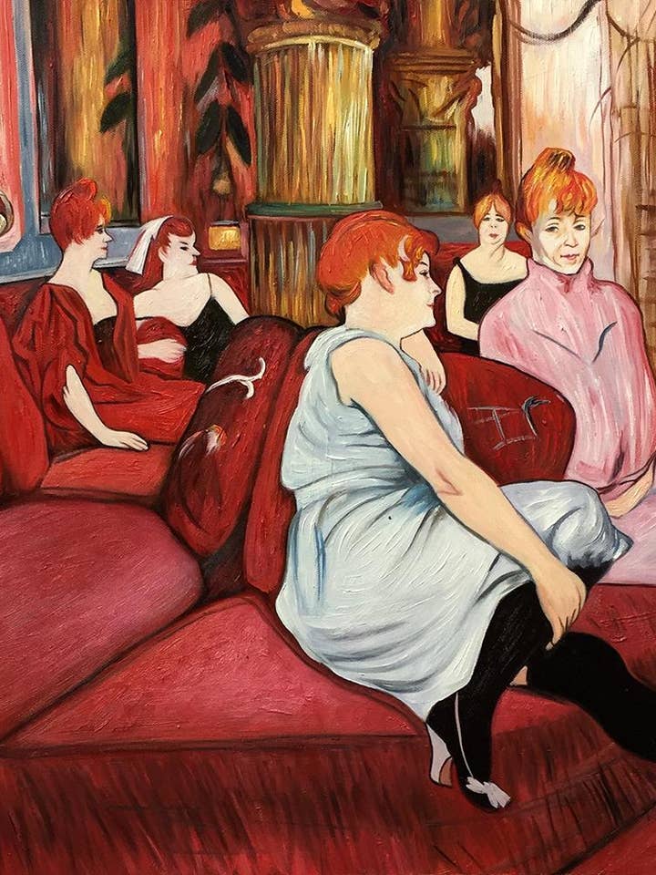 Le salon de la rue des Moulins pour la vente par La Pastiche