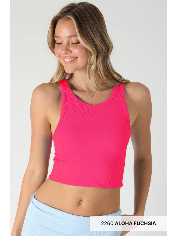 NIKIBIKI - Wholesale Knit Top - Women's - NS7933 - Chevron Highneck Crop Top10