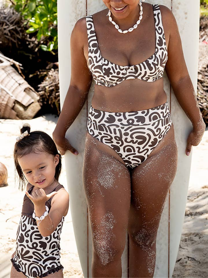 CEACEA SWIMWEAR, ACTIVEWEAR, KIDS SWIM - Wholesale Swim bottoms – Women's - SAGE BOTTOMS - COCO CONFETTI3