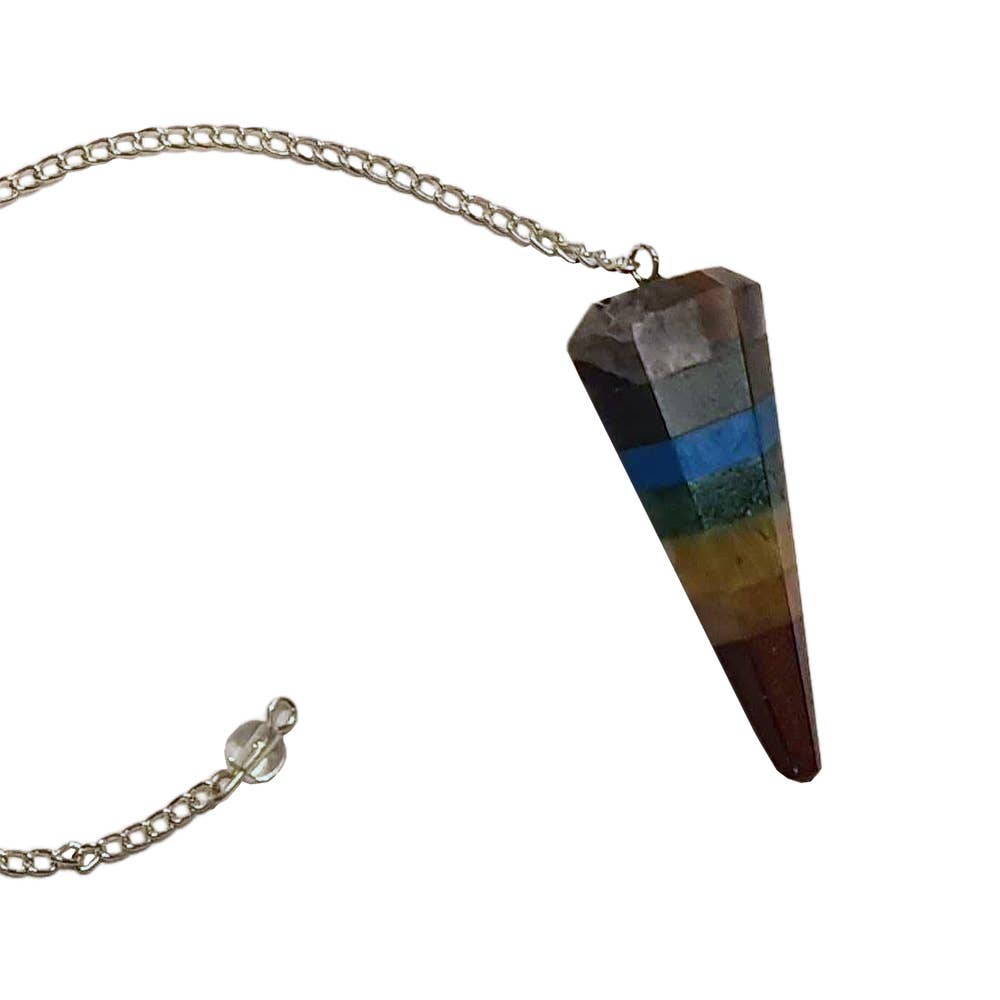 VIE – Engroshandel Meditationsudstyr – Pendul med kæde og 30 mm krystalsten83