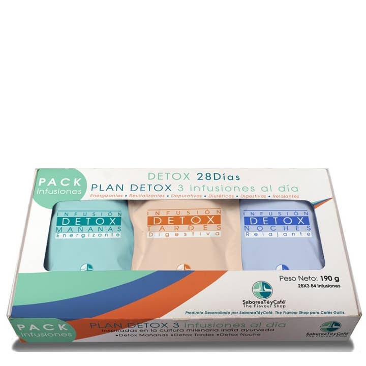 28 dages detox infusionspakke for engroshandel hos Cafés Guilis