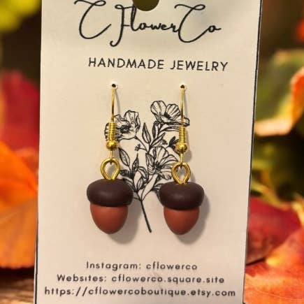 Efterårsøreringe Smykker - Finurlige statement Egern Efterår 3D for engroshandel hos CFlowerCo