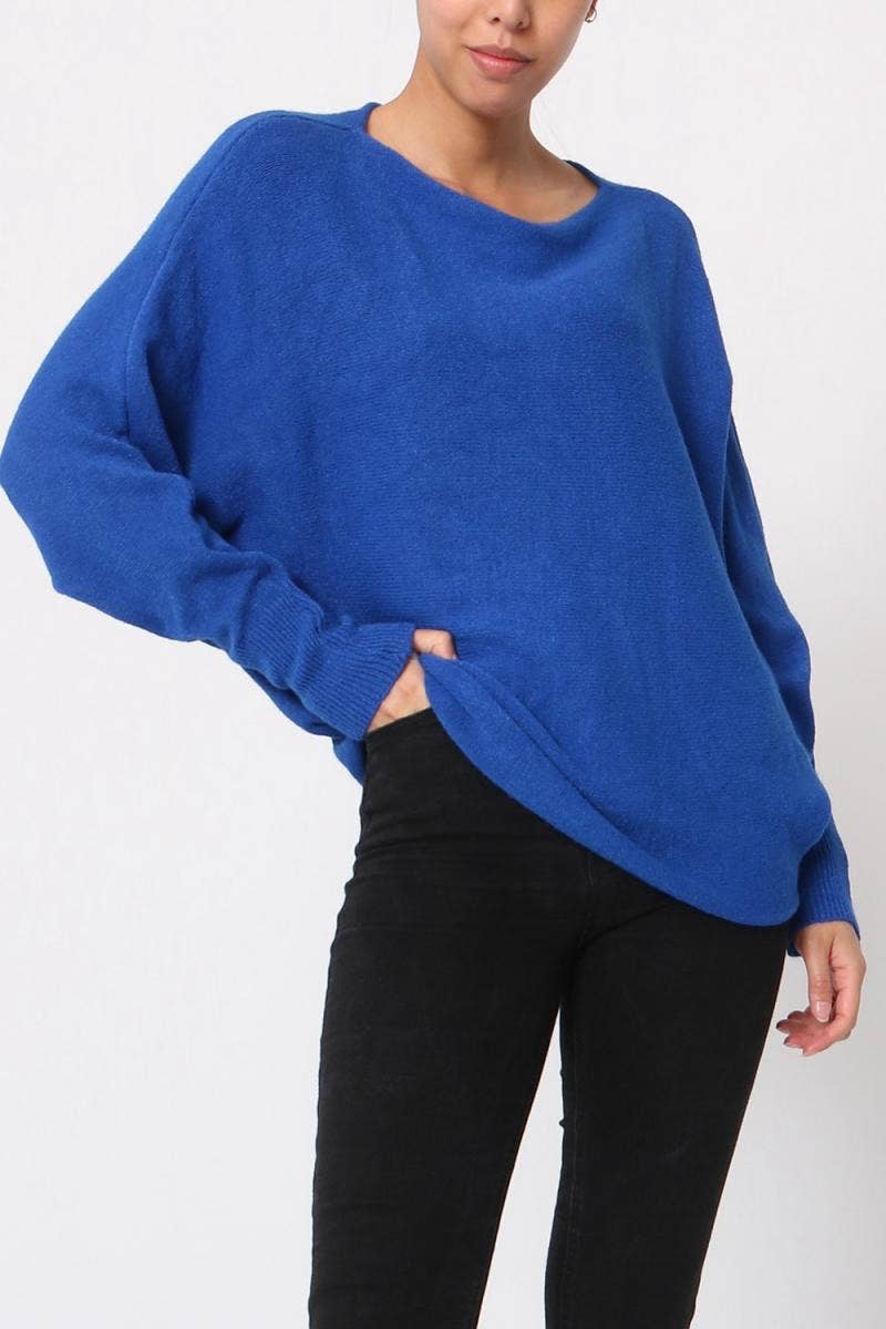 LÉA & LUC - Vendita all'ingrosso Maglione tricot - Donna - Maglione con maniche a pipistrello REF. 009949