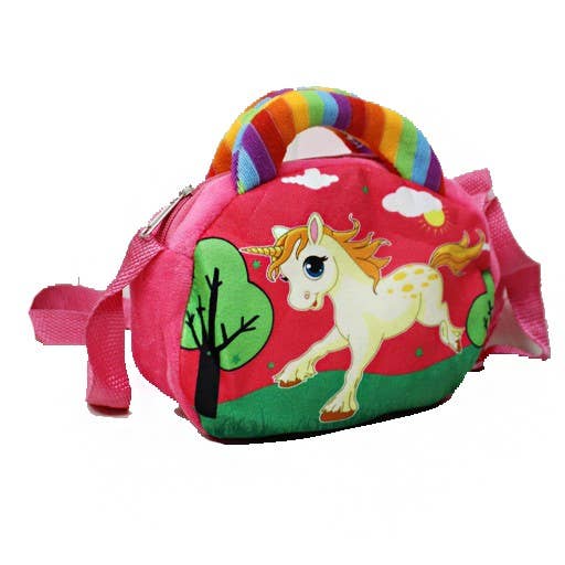 Cap Zone – wholesale Crossbody bag – kids – Unicorn Plush Mini Cross Body2