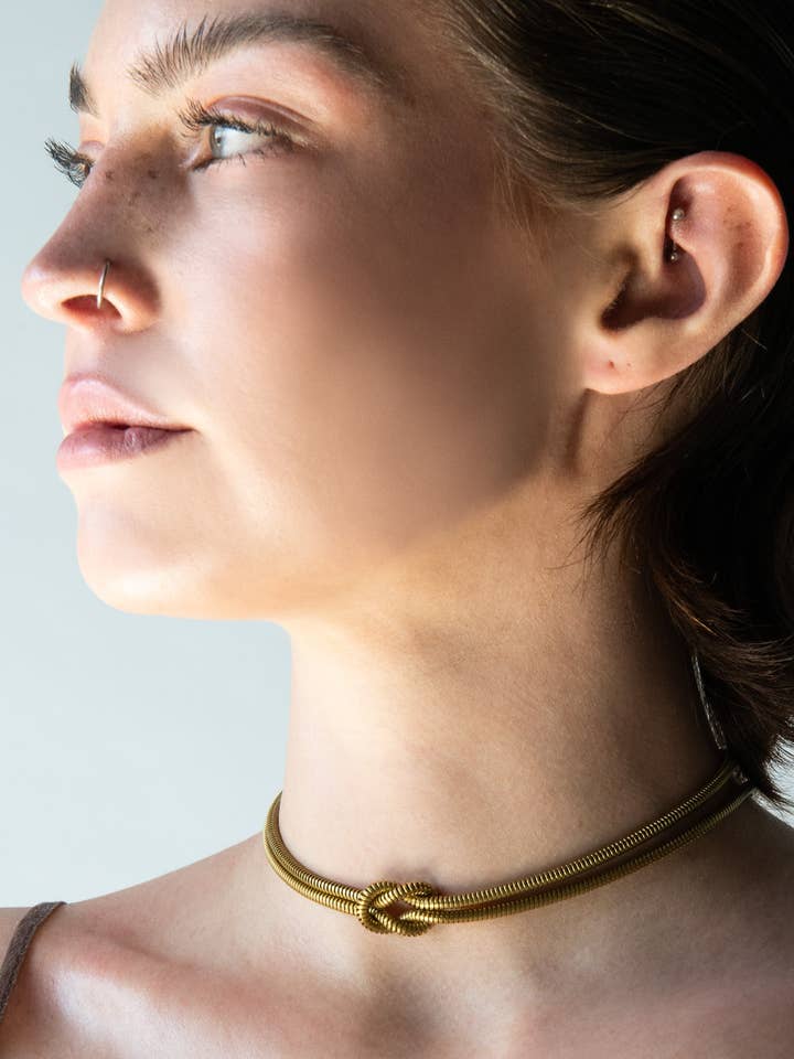 FOREVER Weaved Choker for wholesale by Lord Violet