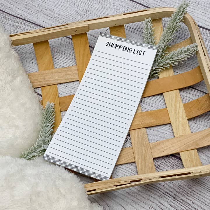 Farmhouse Shopping List Notepad for wholesale by P.S. 143 Paper Co
