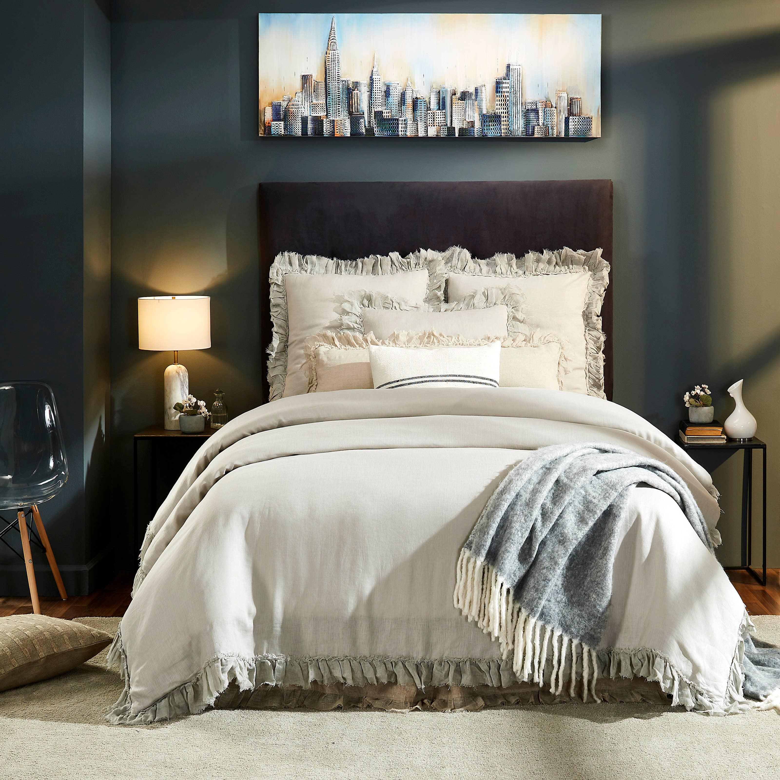 India's Heritage - Wholesale Duvet Cover - Belgian Linen Duvet Cover and Shams, Natural1