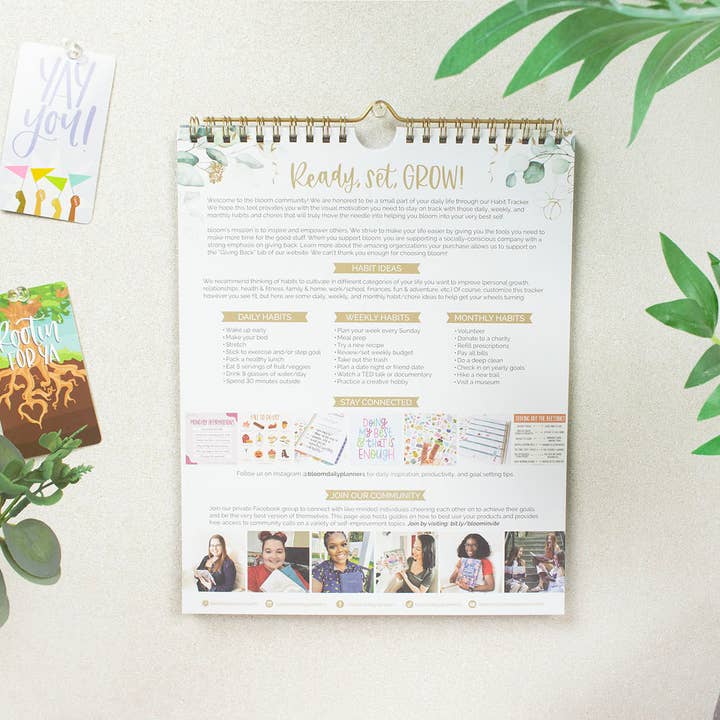 bloom daily planners - Wholesale Calendar - Habit Tracking Calendar12