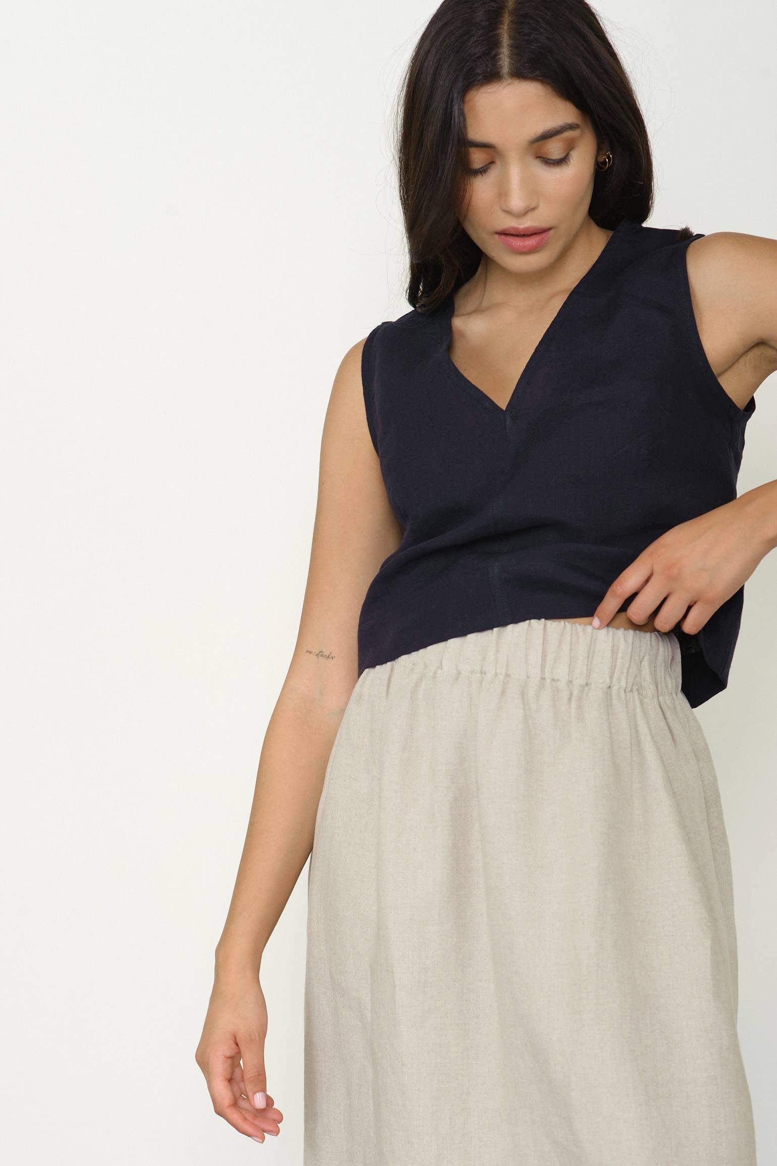 Alloa Casale - Wholesale Blouse - Women's - Rita Crop Top1