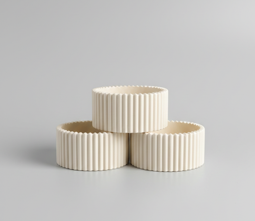 Interstellaire Créations – Engroshandel Lyseholder – Tom enkelt krukke til lys af mineralharpiks3