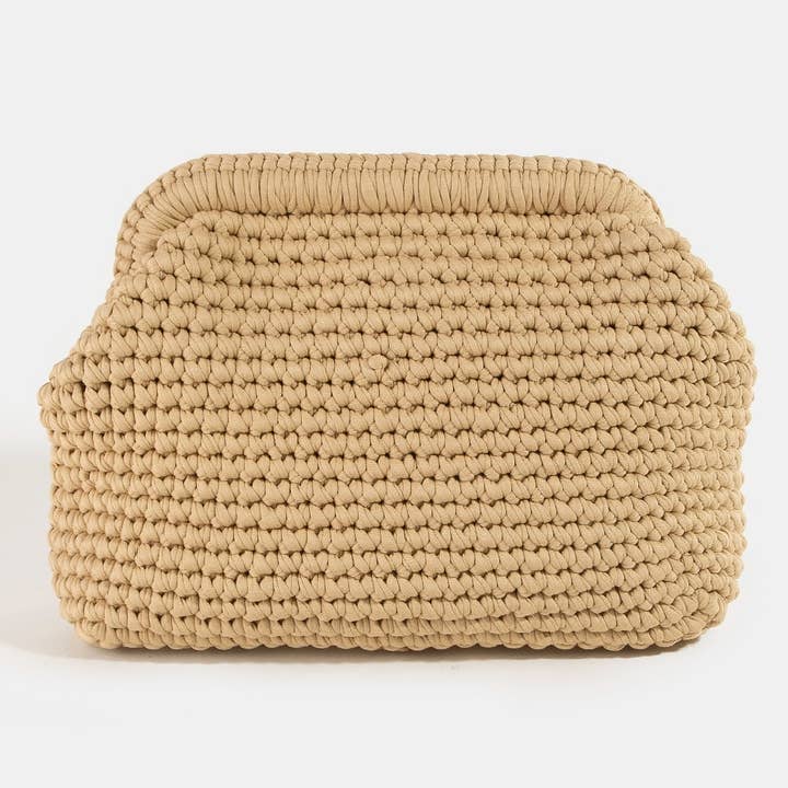 Collections by Fame Accessories - Wholesale Crossbody bag – Women's - Soft Braided Weave Chain Strap Shoulder Bag1