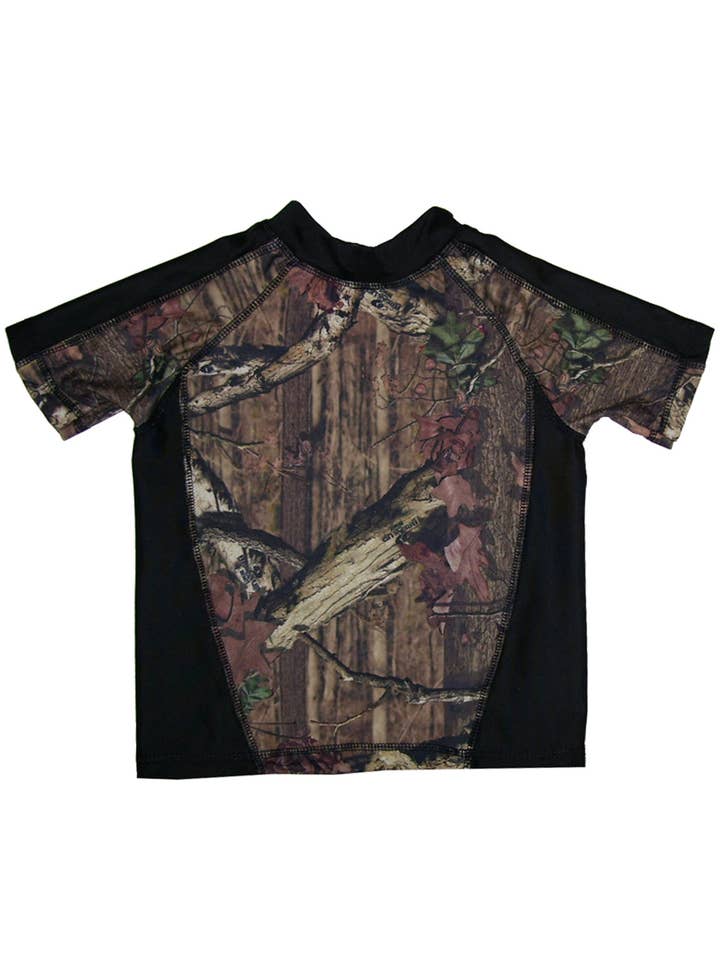 Camouflage Mossy Oak Ensemble maillot de bain flottant et t-shirt anti-UV pour garçons - Camouflage Mossy Oak en vente sur Faire1