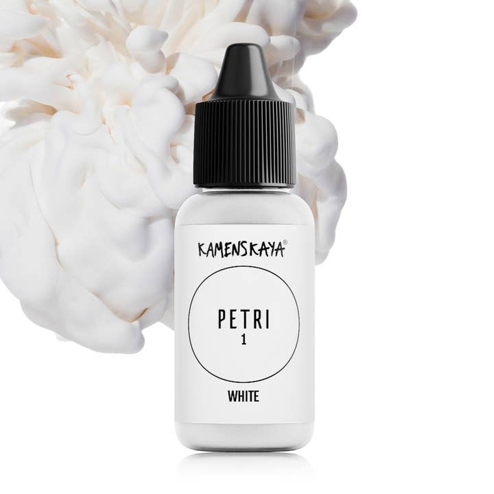 Inchiostro alcolico per resina - Petri 1 "Bianco" per la vendita all'ingrosso da parte di KAMENSKAYA