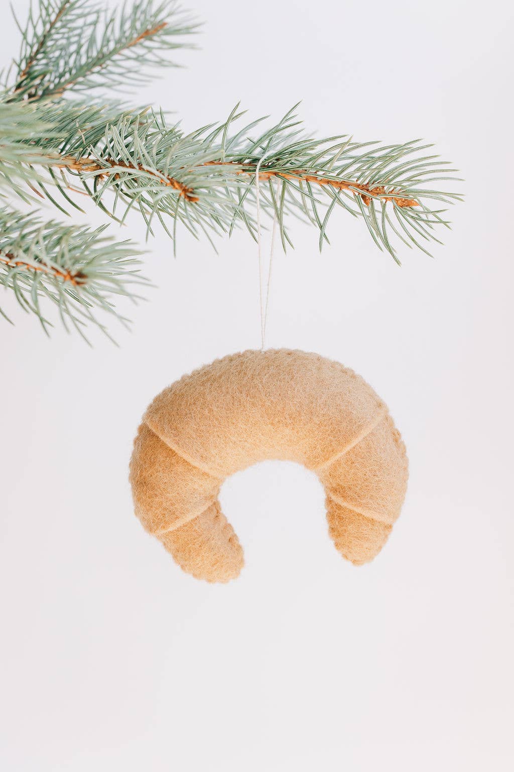 Nivas - Wholesale Ornament - Christmas Croissant Felt Ornament