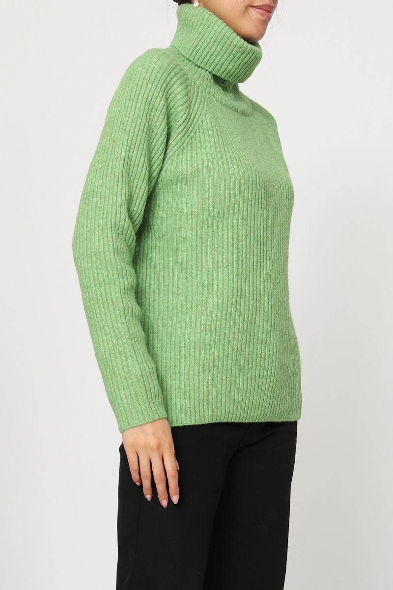 DIX-ONZE - Vente Pull en maille – femme - Pull Maille Côtelée – Col Roulé & Manches Longues41