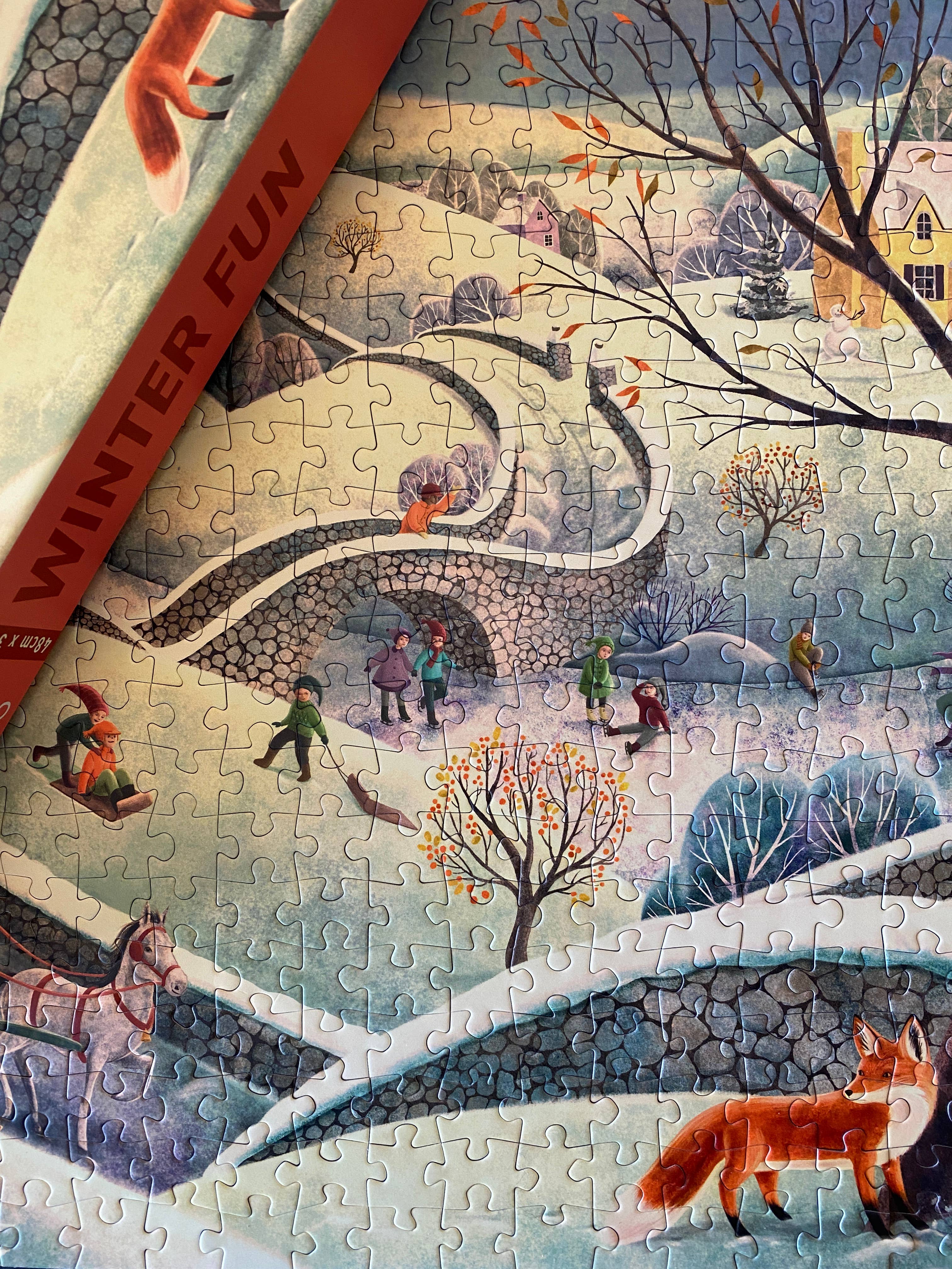 Penny Puzzle - Wholesale Puzzle - Adult - WINTER FUN 500 piece jigsaw puzzle by Penny Puzzle2