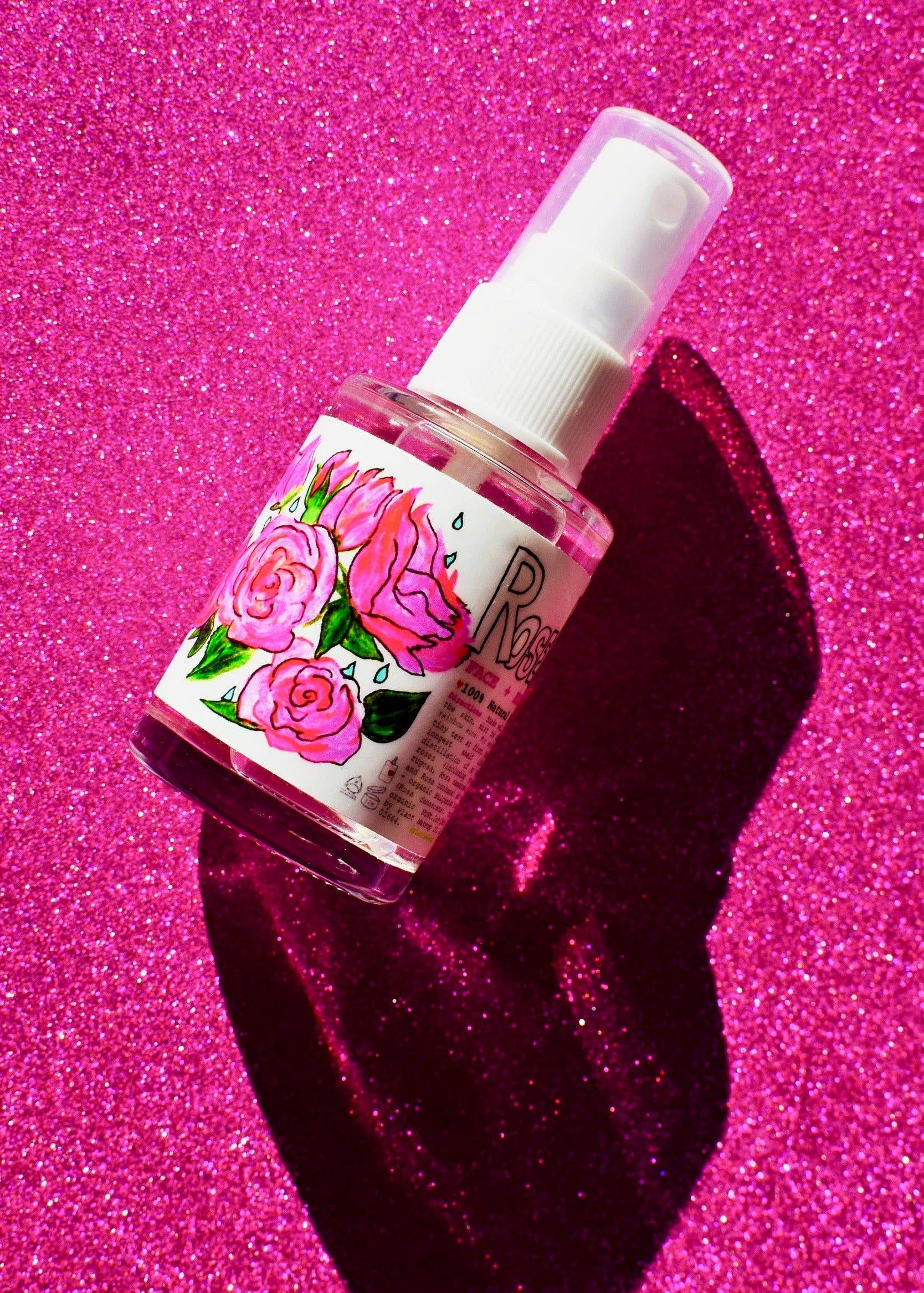 Plant Makeup - Vente Brume/eau visage et corps - Brume pour le visage et les cheveux Rose Dew2