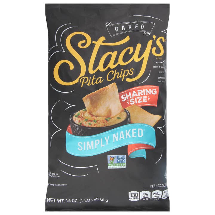 Stacy's Simply Naked Pita Chips - 6 Pack (16oz Each) for wholesale by Everyday Supply Co