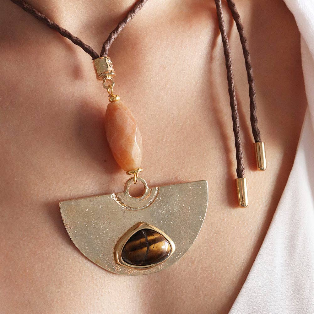 ÉMOLO – Gargantilha/coleira por atacado – Colar comprido Monsul VOLARE II14