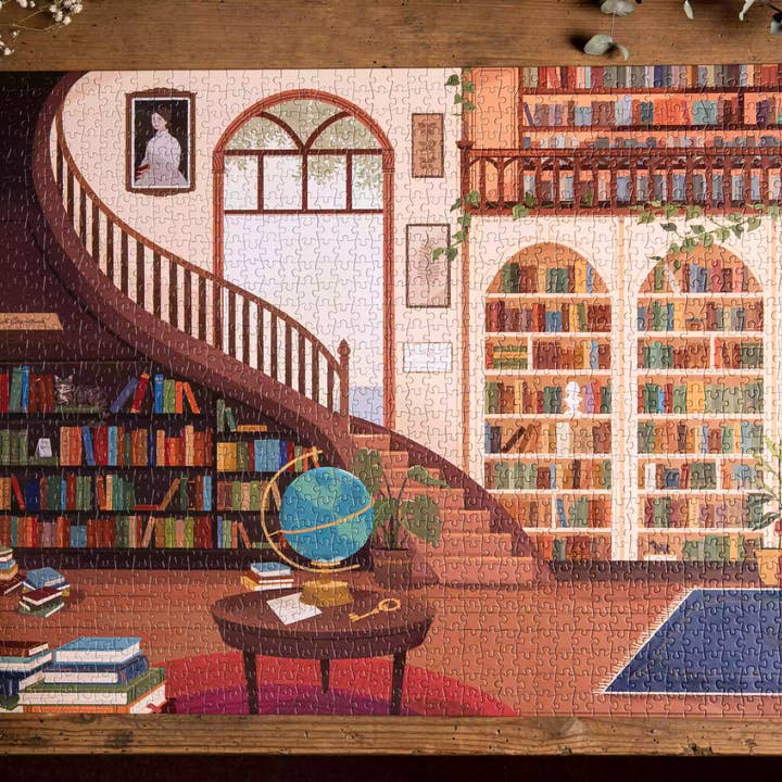 Trevell - Wholesale Puzzle - Adult - Puzzle At The Library - Trevell - 1000 and 1500 pieces