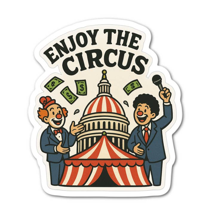 Aproveite o Autocolante do Circo (desenho animado) por atacado de Stick-It Expressions