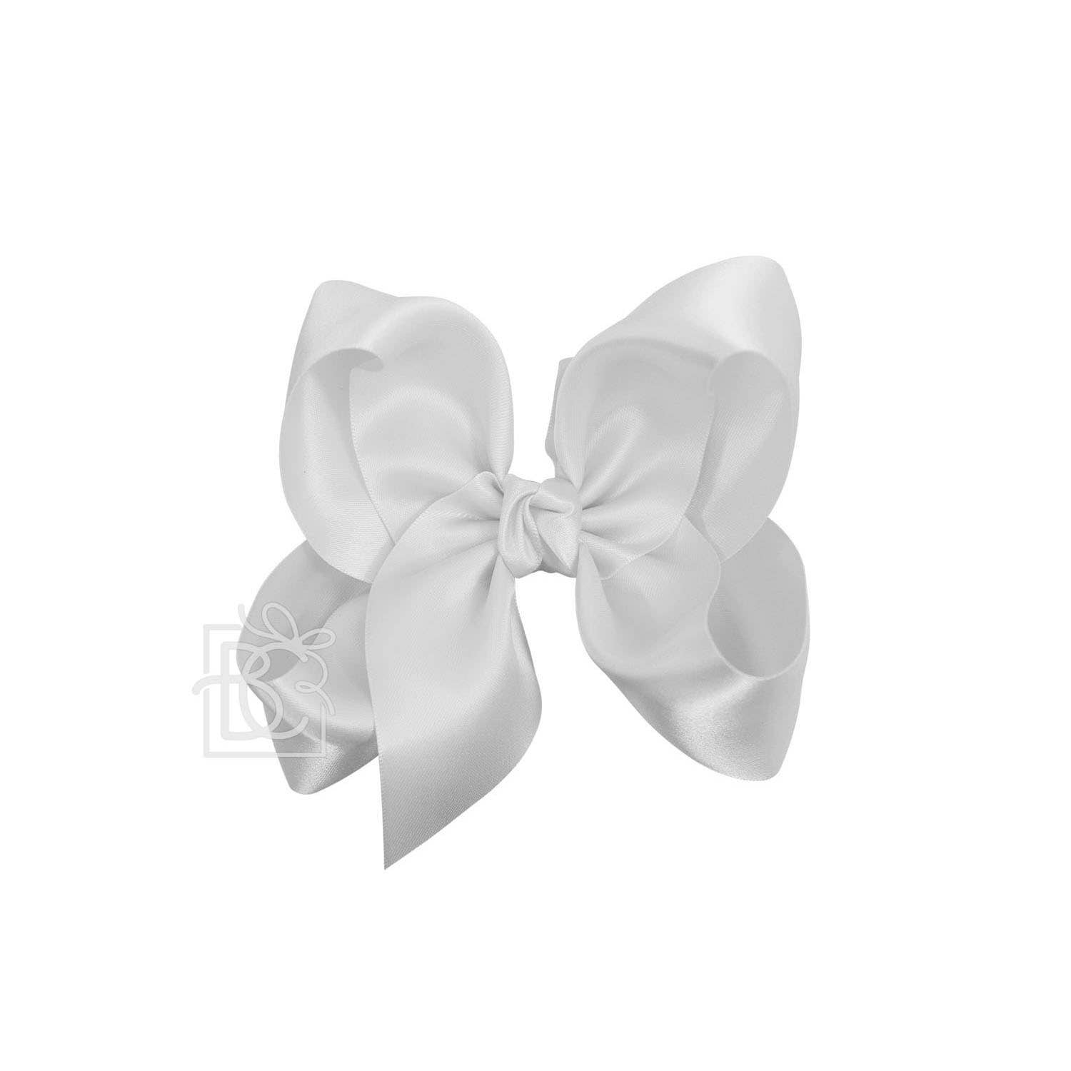 Beyond Creations, LLC - Wholesale Hair Bow - Kids - SATIN BOW ON CLIP139