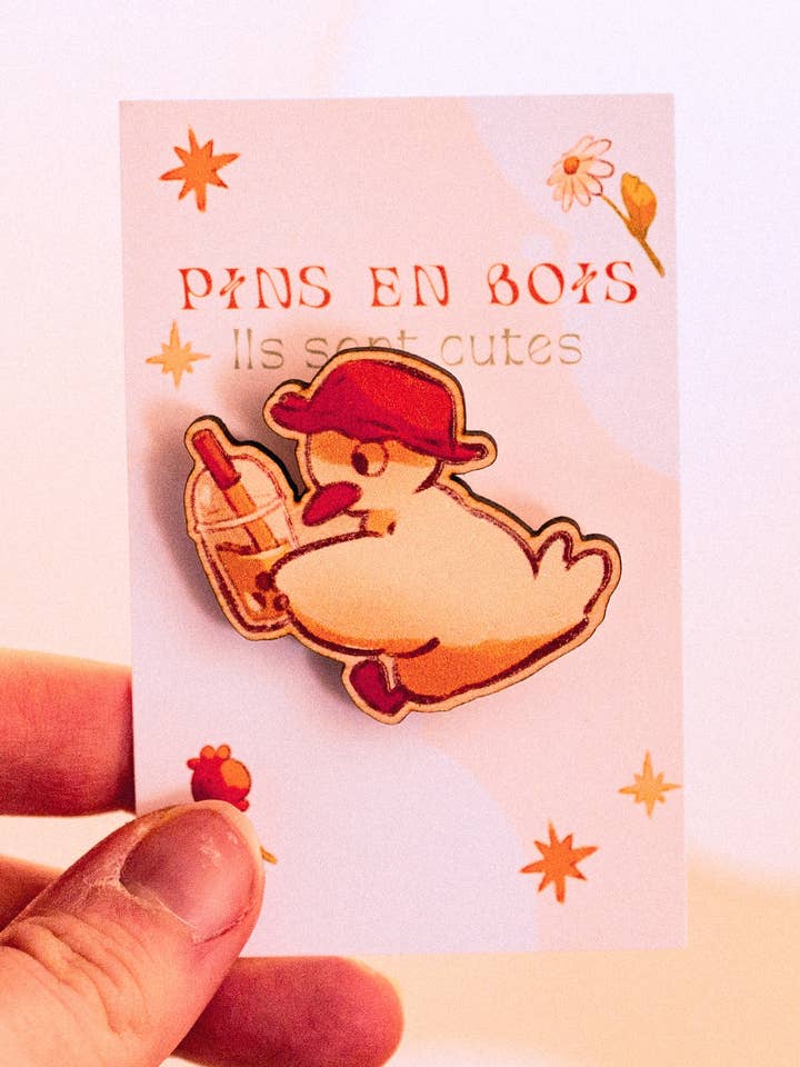 Trätallar - Anka bubbeltebob för wholesale av Sekai of kangae