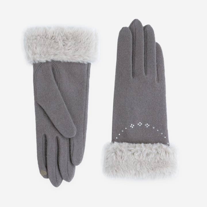 Glove Story - Wholesale Gloves - Women's - Gloves 80% Wool 20% Nylon – Touchscreen – 31182NF