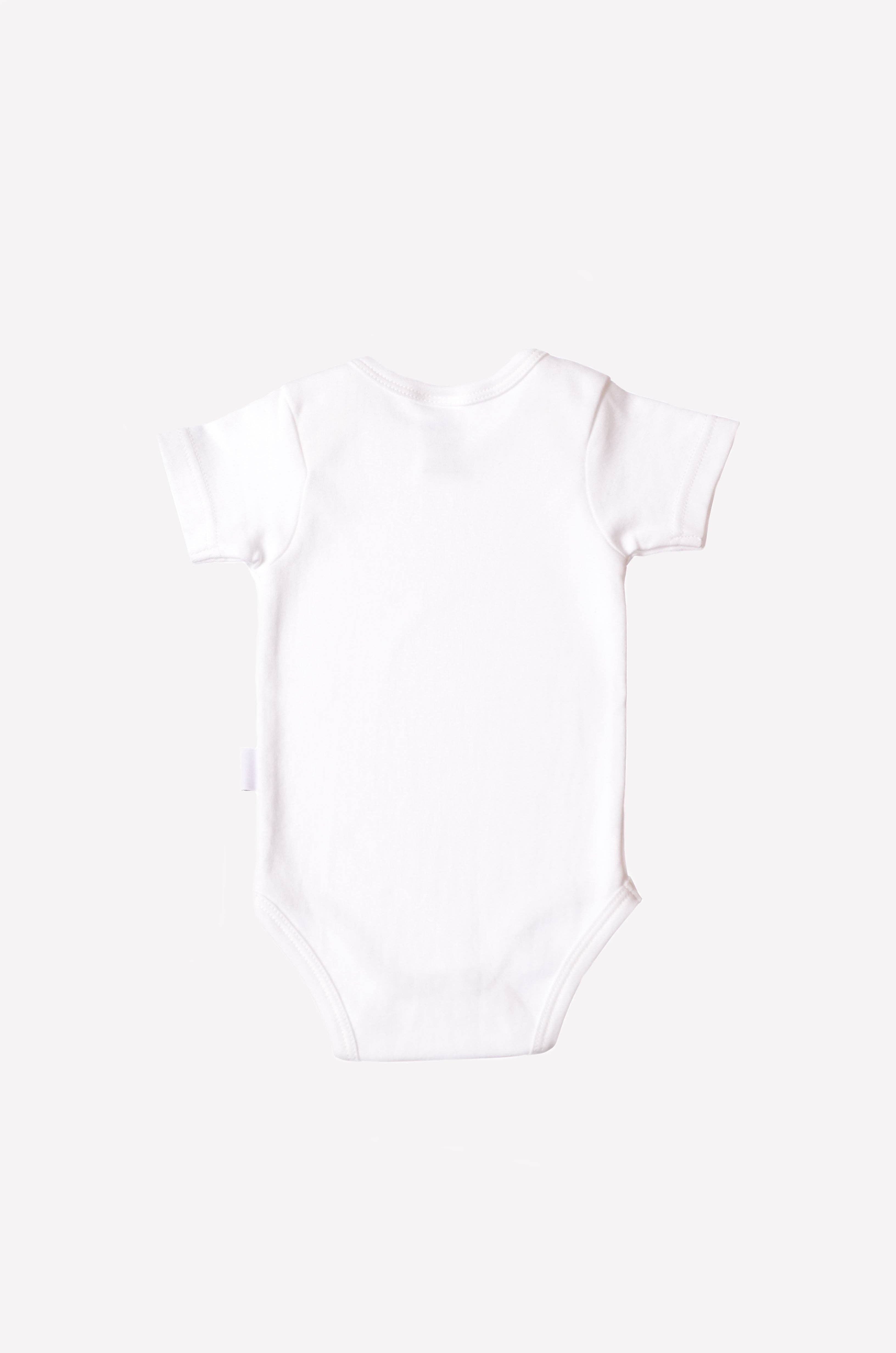 Liliput – Bodysuit - Bebé por atacado – Bodies de manga curta em algodão orgânico com patch teepee2