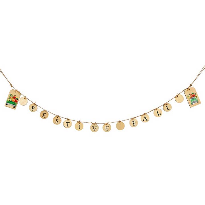 Wood Garland - Fall for wholesale by Faithworks by Creative Brands