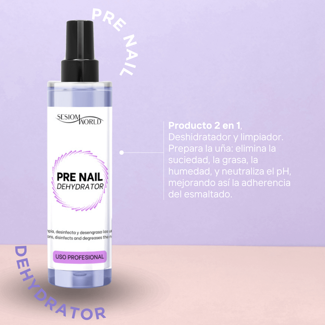 sesioMWorld - M·O·I Professional - Vente Sets de soins pour les ongles - PRE NAIL Spray déshydratant pour ongles 200 ml4