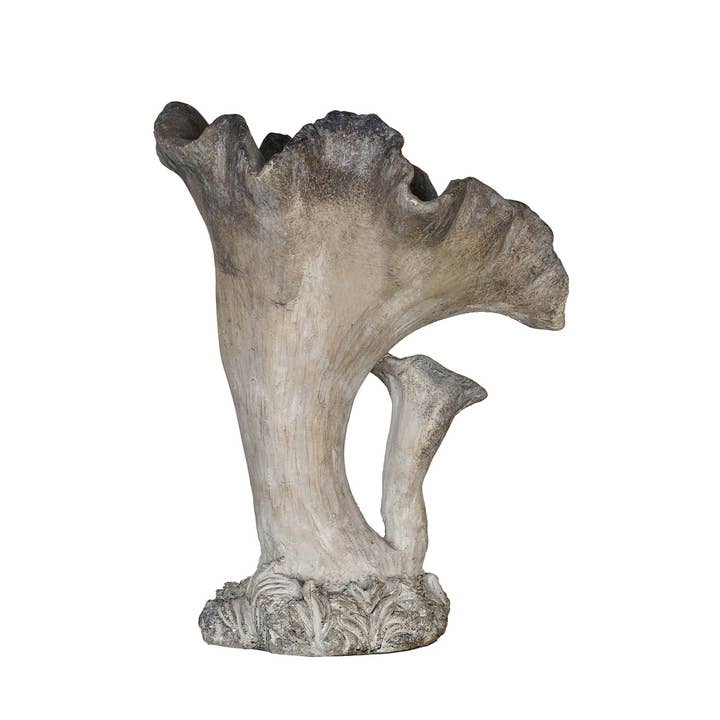 Blue Ocean Traders - Wholesale Decorative Tabletop Object - Concrete 2 Cap Mushroom Specimen