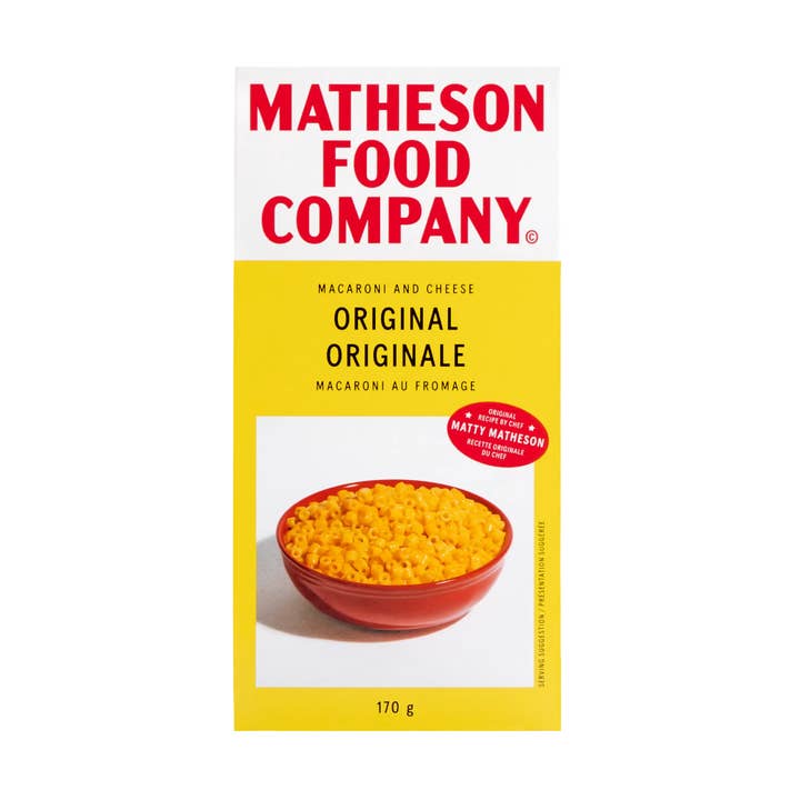Matheson Food Company Macaroni and Cheese Original for wholesale by Weekly Provisions