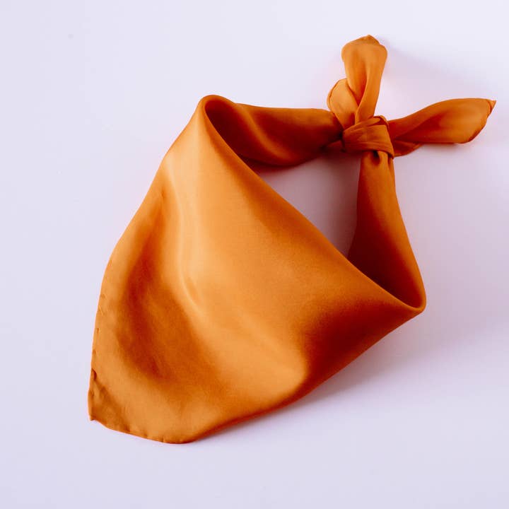 The Kelly Bandana - Annatto Seed Orange for wholesale by This is Brennan