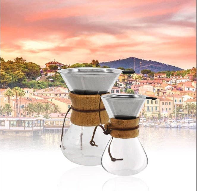STS Stumpf GmbH / Monkano - Vendita all'ingrosso Caffettiere a goccia - Caraffa in vetro LIVORNO con filtro permanente in acciaio inox2