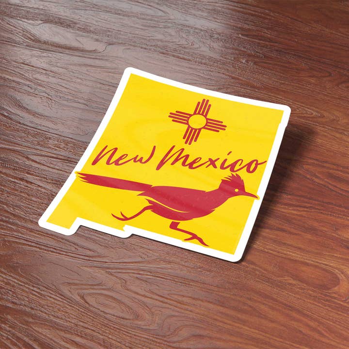 Sentinel Supply - Wholesale Sticker - Roadrunner New Mexico Flag Sticker4