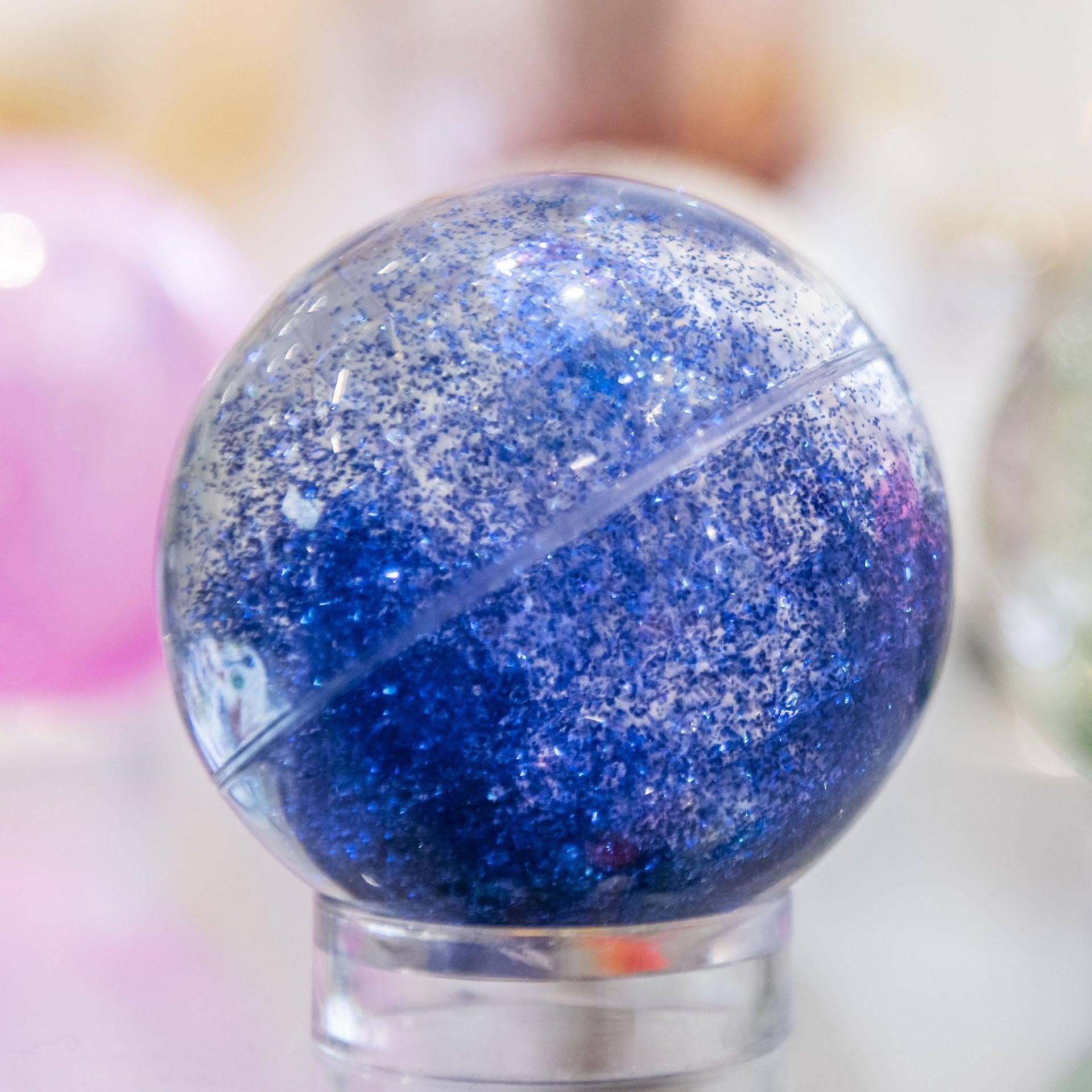 Commotion – wholesale Sensory ball – Baby – Sensory Rainbow Glitter Balls - Pk74