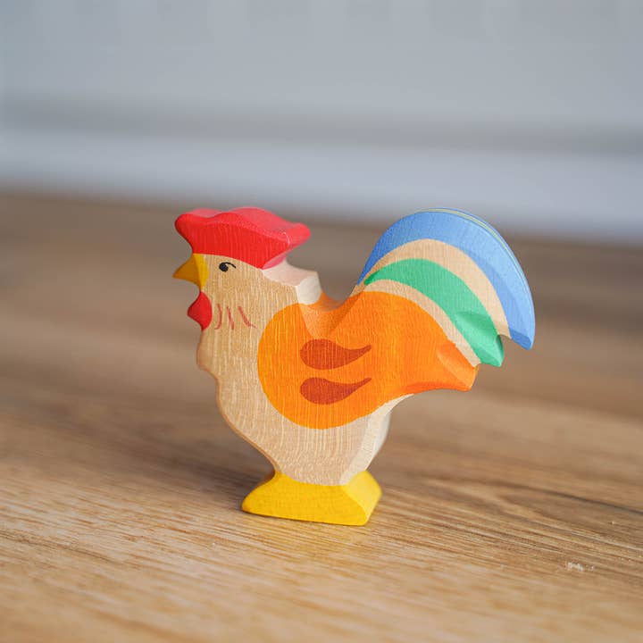 Goki America - Wholesale Wood Toy - Kids - Rooster - Holztiger