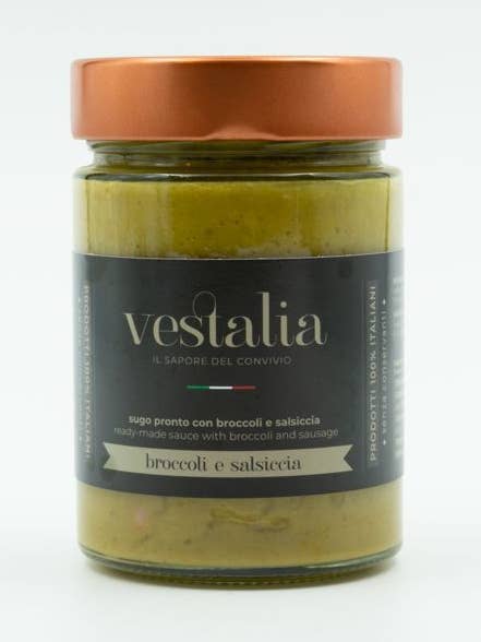Broccoli and sausage for wholesale by Vestalia sughi