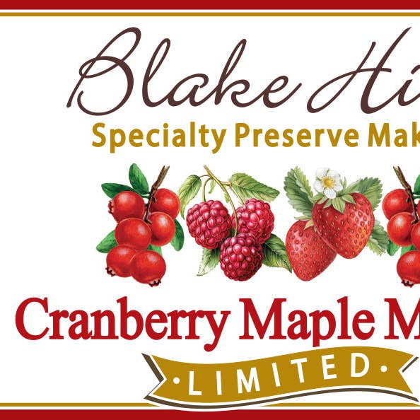 Blake Hill Preserves - Wholesale Jam/Jelly - Cranberry Maple Medley Jam16