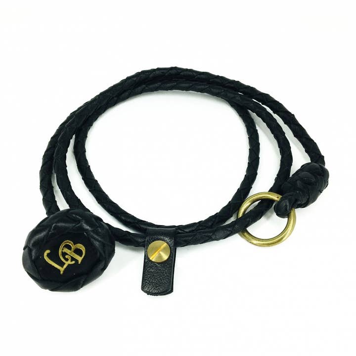 Showline de 60 cm com estrangulador por atacado de LEATHER by beth