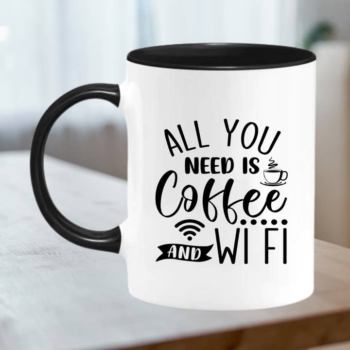 Kaffee und WLAN-Tasse für den Großhandel von Heartmade By Heather Marie, LLC