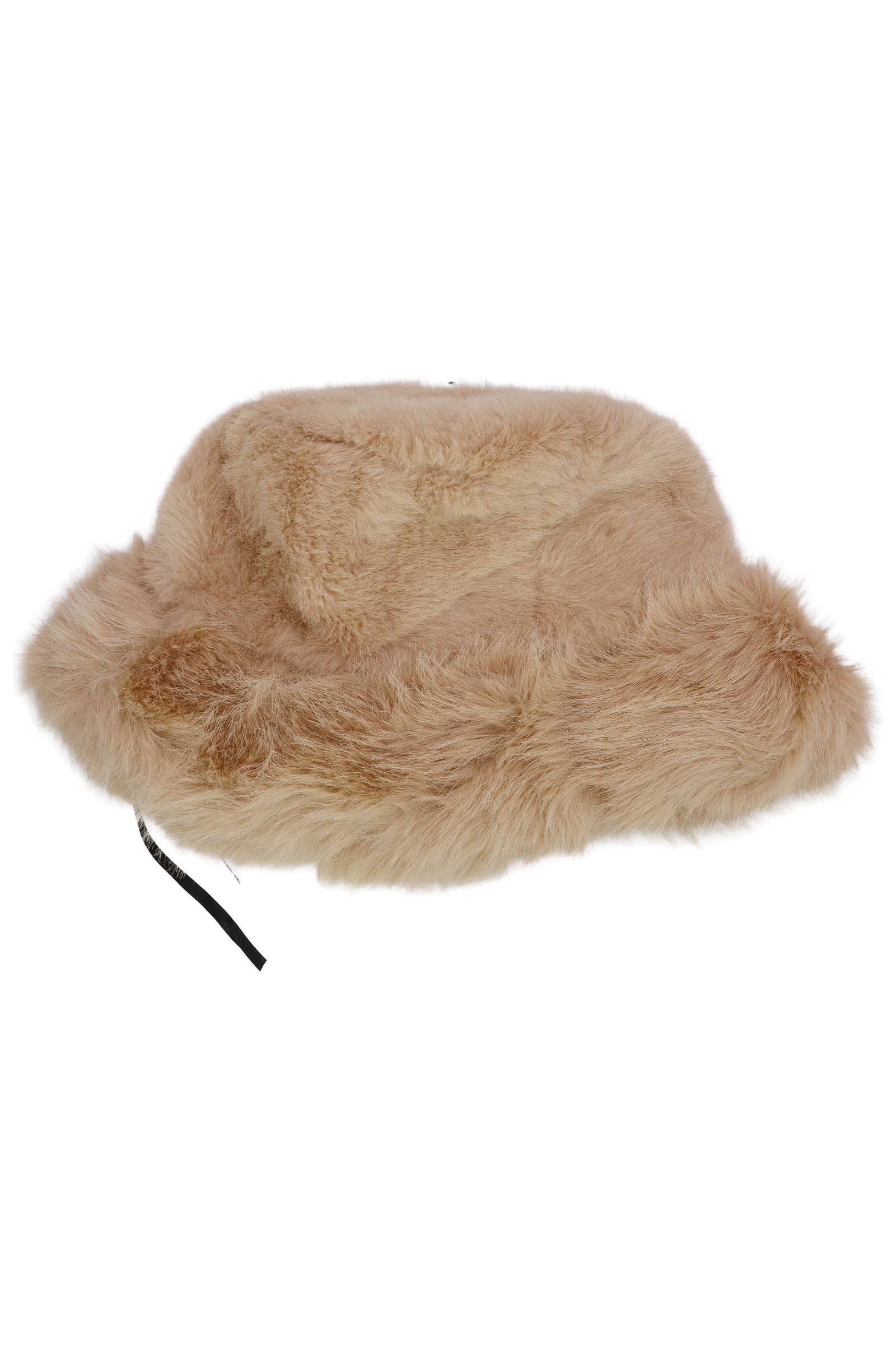 SURTIDO Sombrero de pescador de piel sintética Shaggy Fluffy de gran tamaño de venta al por mayor en Faire8