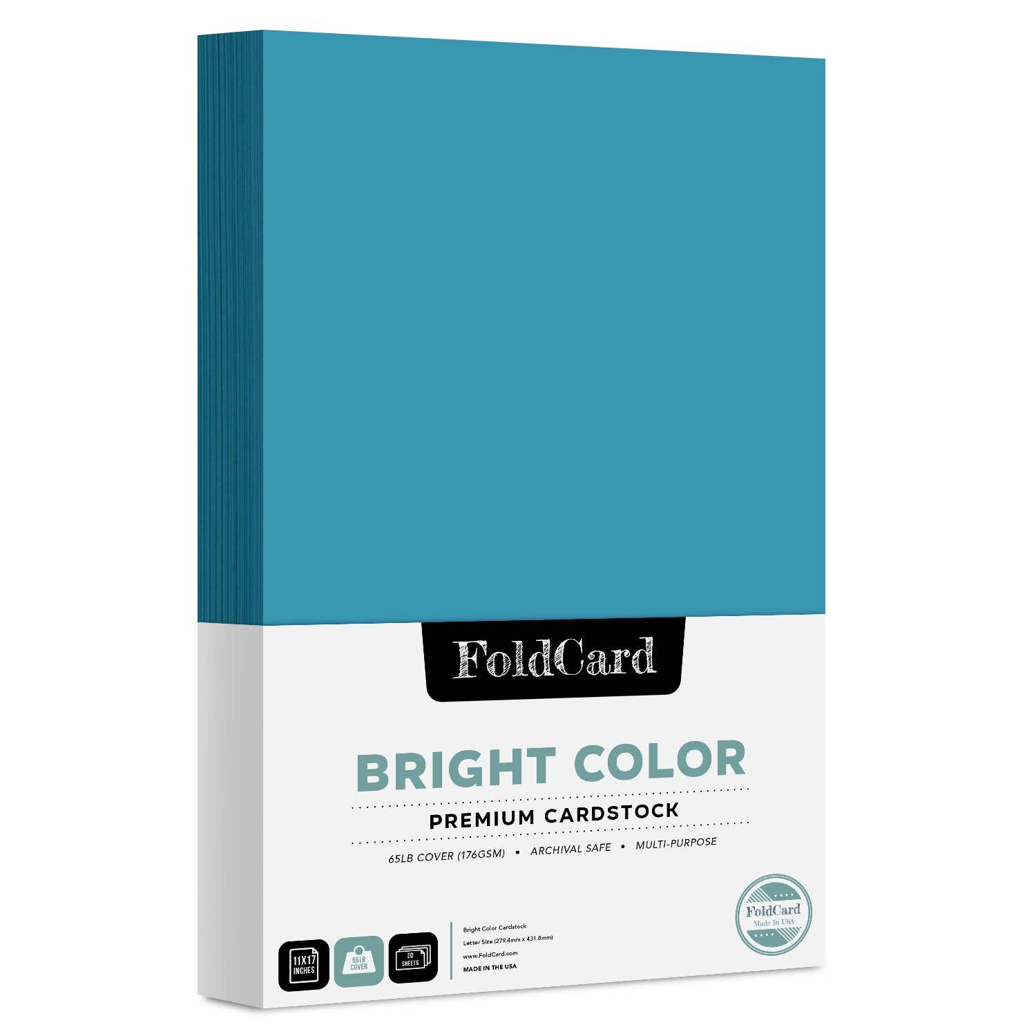 Fine Cardstock - Wholesale Craft Supplies - Premium Quality Bright Color Cardstock: 11 x 17 - 50 Sheets3
