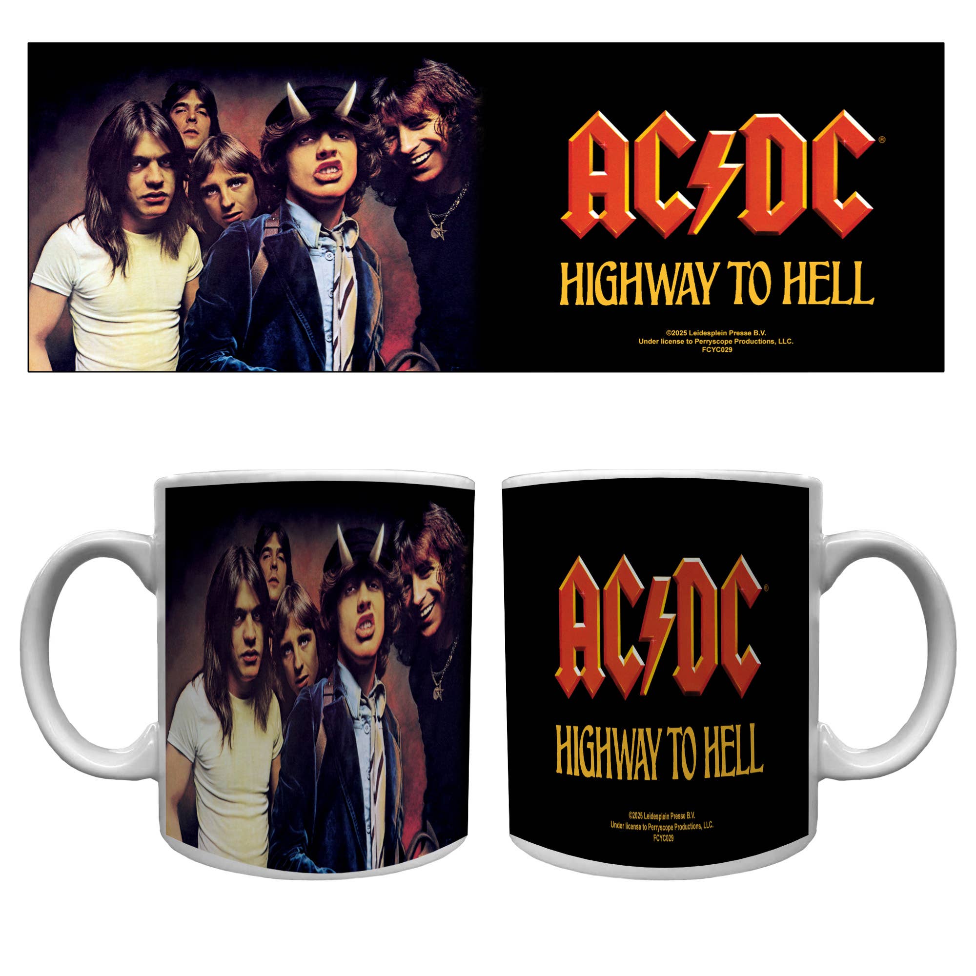 Pyramid America - Wholesale Coffee Mug - ACDC - Highway to Hell - 20oz Cylinder Mug 0