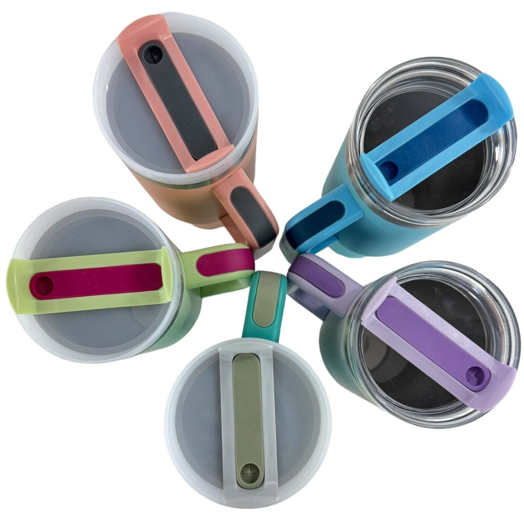 TAPA fashion - Wholesale Insulated Mug/Tumbler - 40oz Stainless Steel Tumbler With Handle, Straw, Lid CP4417-1 CP4415-4 CP4130-2.(6pc)41