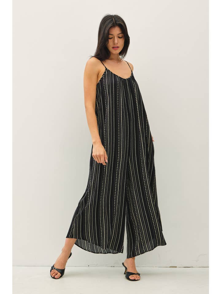 Be Cool - Wholesale Jumpsuit - Women's - PRINTED BREEZY JUMPSUIT
