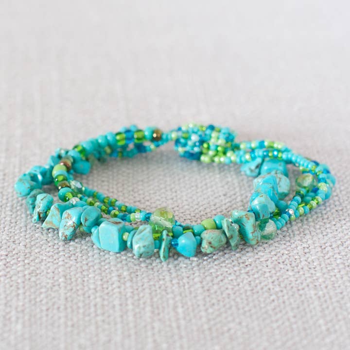 Lucia's Imports - Wholesale Beaded bracelet - Small Rock Candy Magnetic Bracelet12