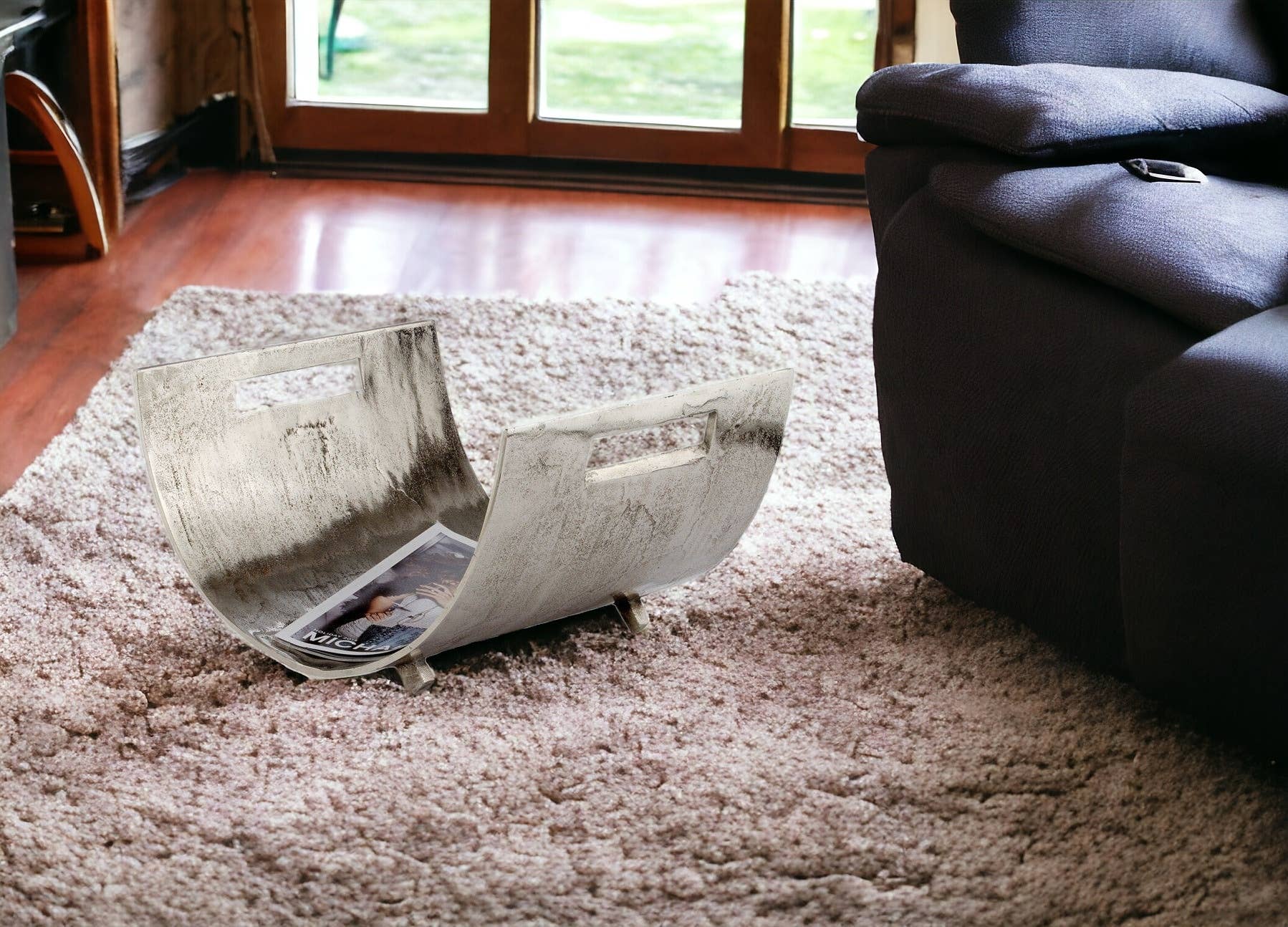 Modern Day Accents - Wholesale Magazine Rack - Revista Log/Magazine Basket4